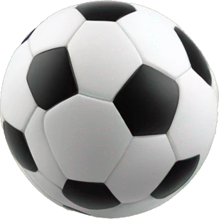 Soccer ball going through goal  emoji