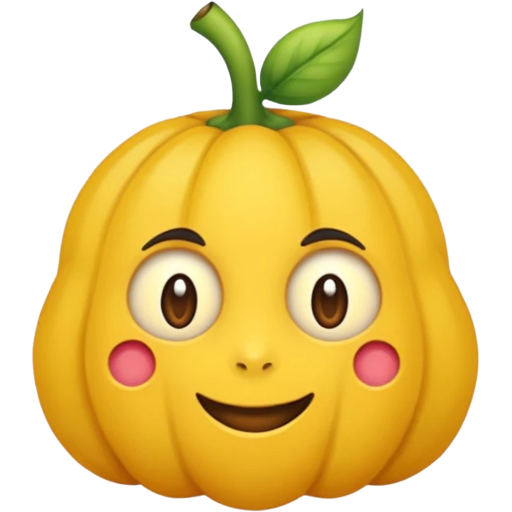یک ایموجی ساده از میوه انار  emoji