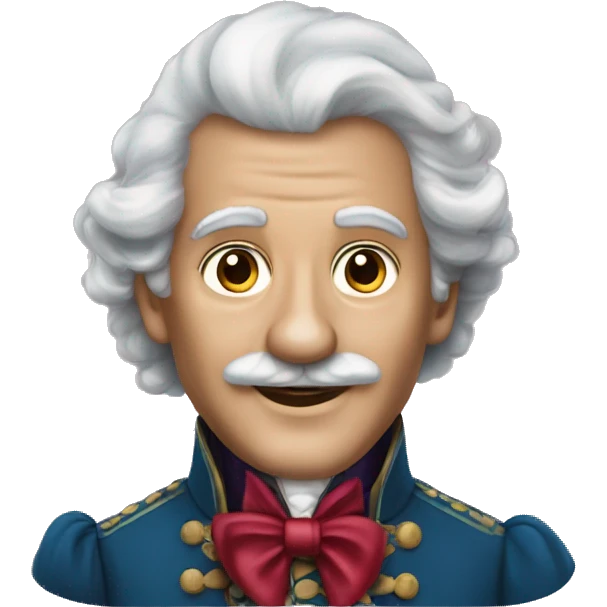 The character Drosselmeyer from the nutcracker emoji