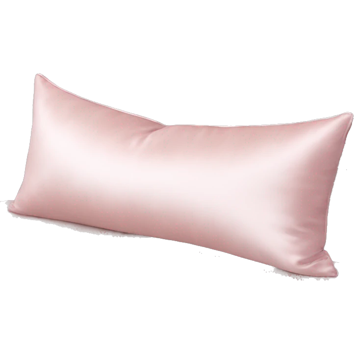 Light pink silk long pillow emoji