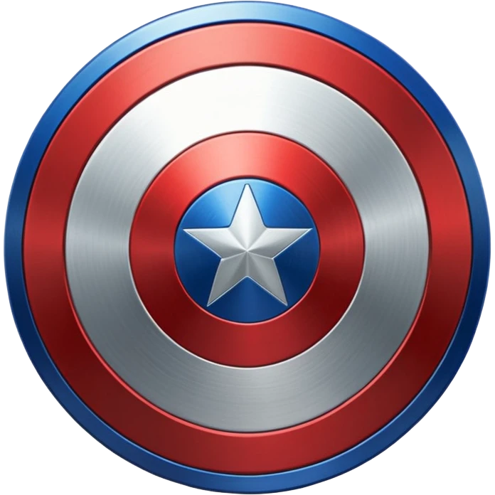 Captain America shield emoji