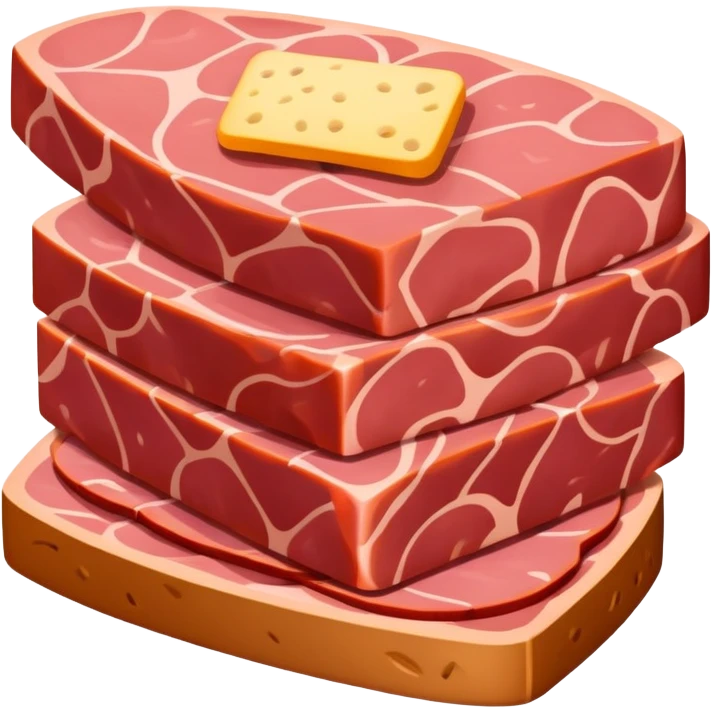 picasso abstract art SPAM MEAT painting emoji