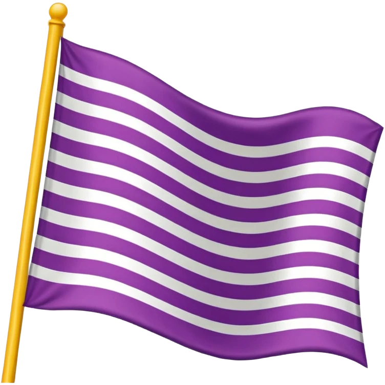 Bi color flag emoji