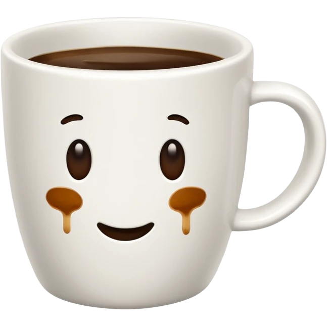 Empty Coffee Cup a view from upwards and i should see the bottom of the coffee cup  emoji