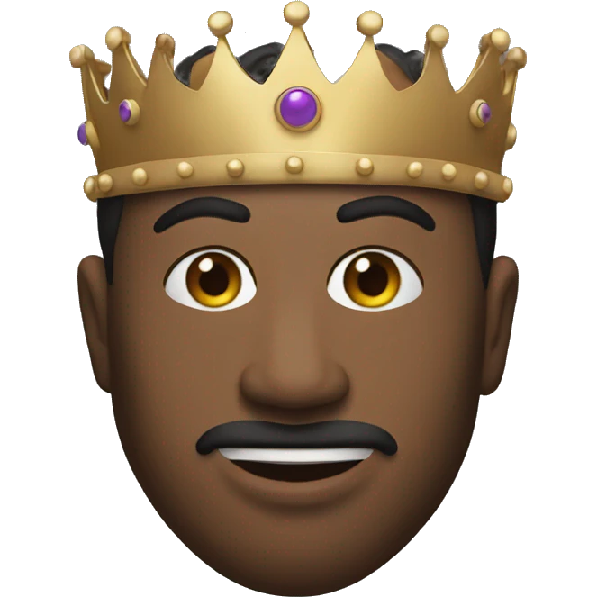 King Baldwin with mask emoji