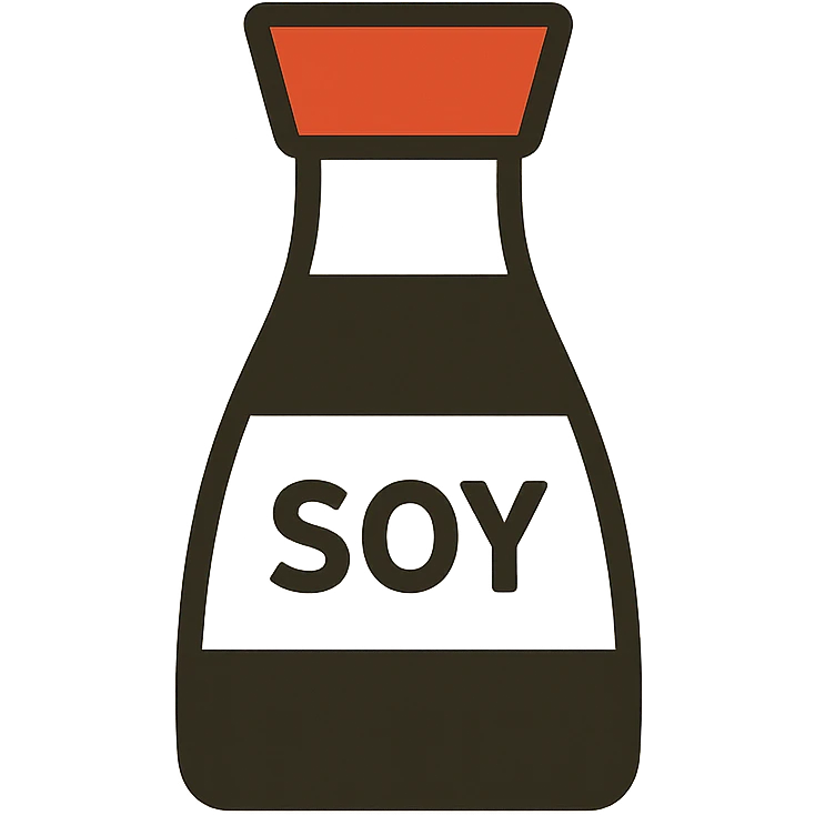 soy sauce bottle, icon emoji
