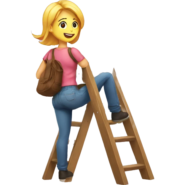 success ladder motivasyon emoji