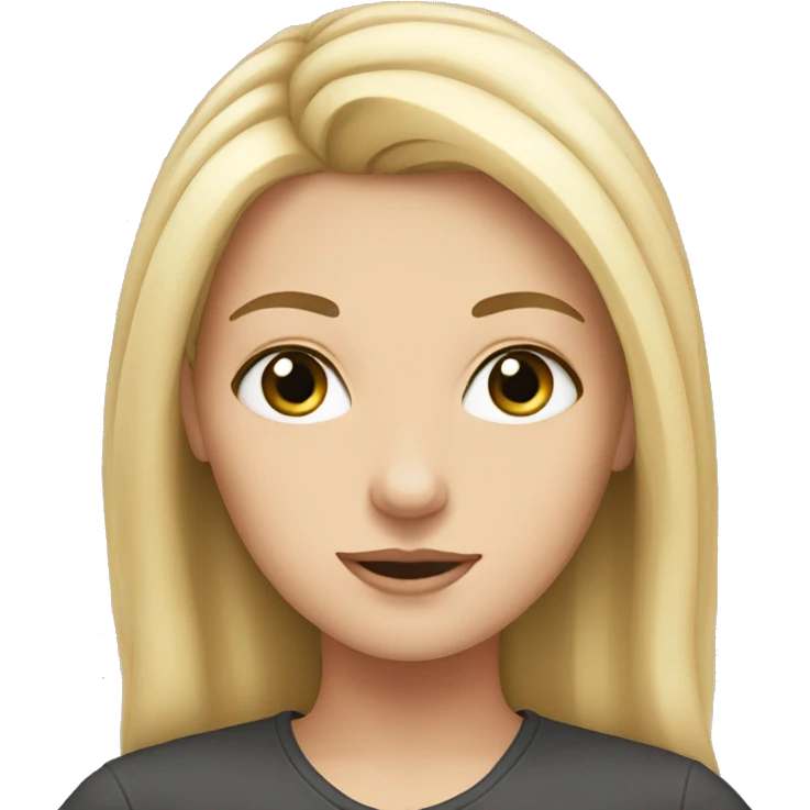 White girl emoji