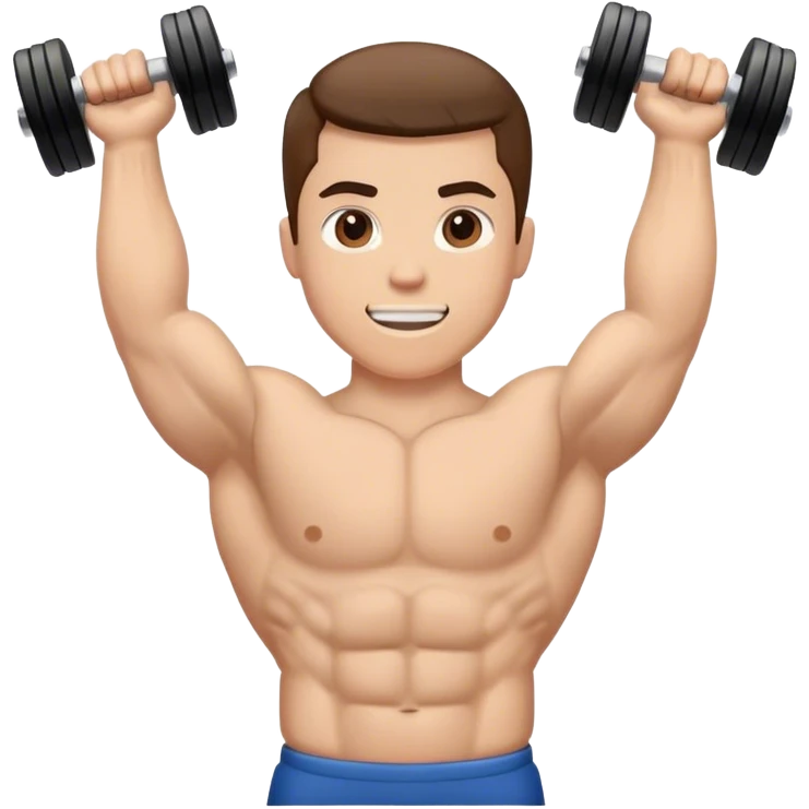 anterior deltoid dumbbell raise emoji