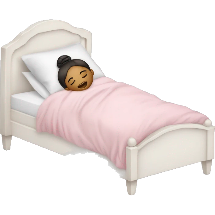 ballerina sleeping in bed emoji