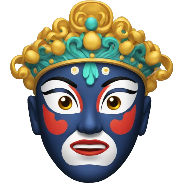 Peking Opera Head Crown emoji