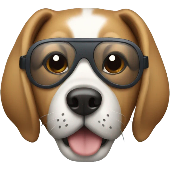 Dog wearing a mask  emoji