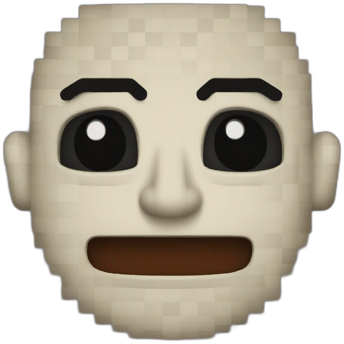 un pulgar pixel art emoji