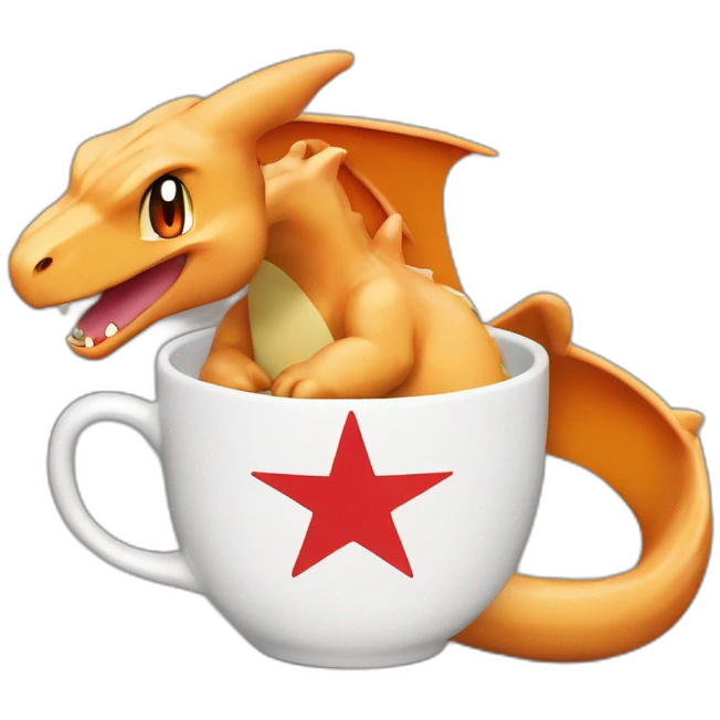 Charizard eat thé tunisan flage emoji