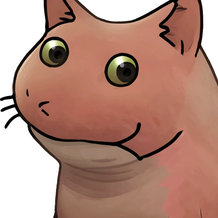 cute pink cat emoji