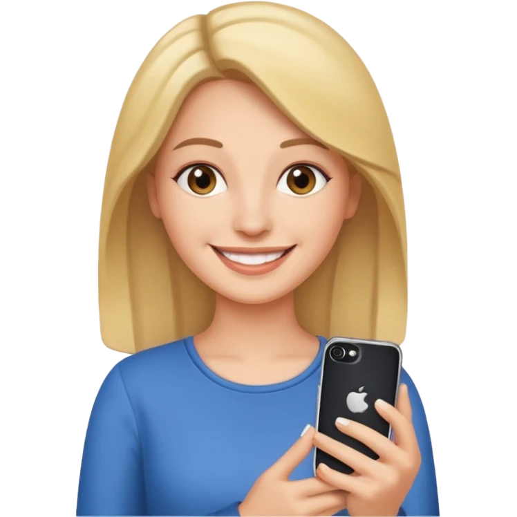 Carita enamorada de iPhone  emoji