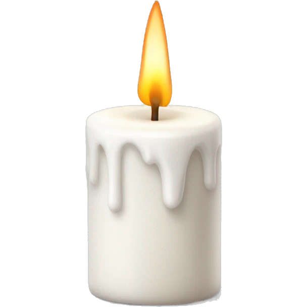 White candle  emoji