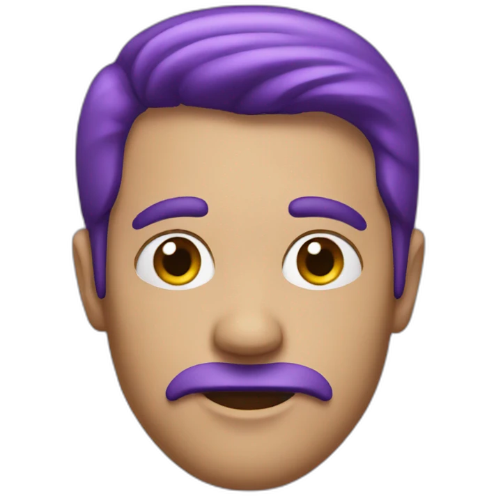 Purple guy emoji