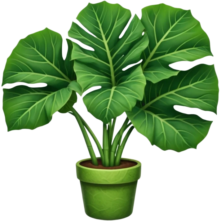 alocasia leaf emoji