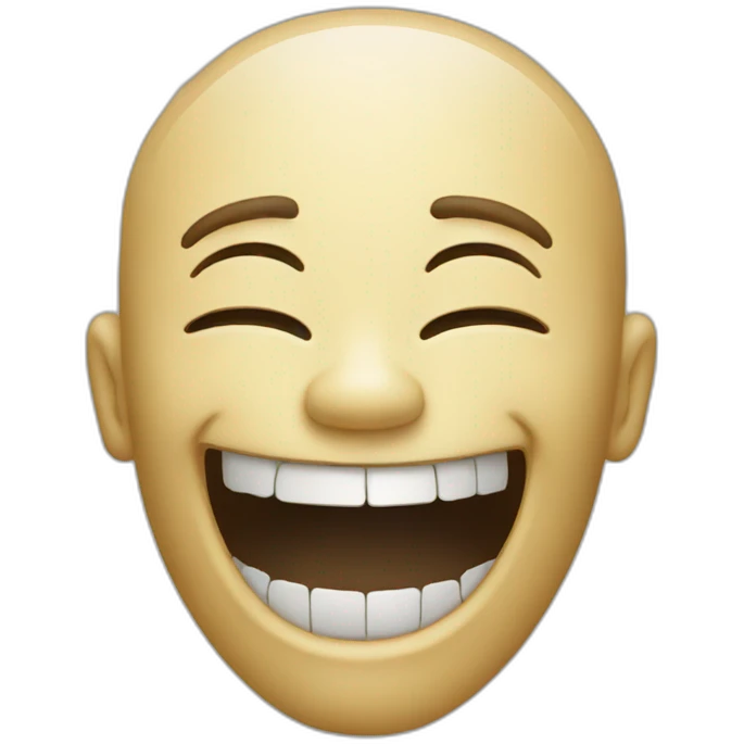 dead laughing emoji