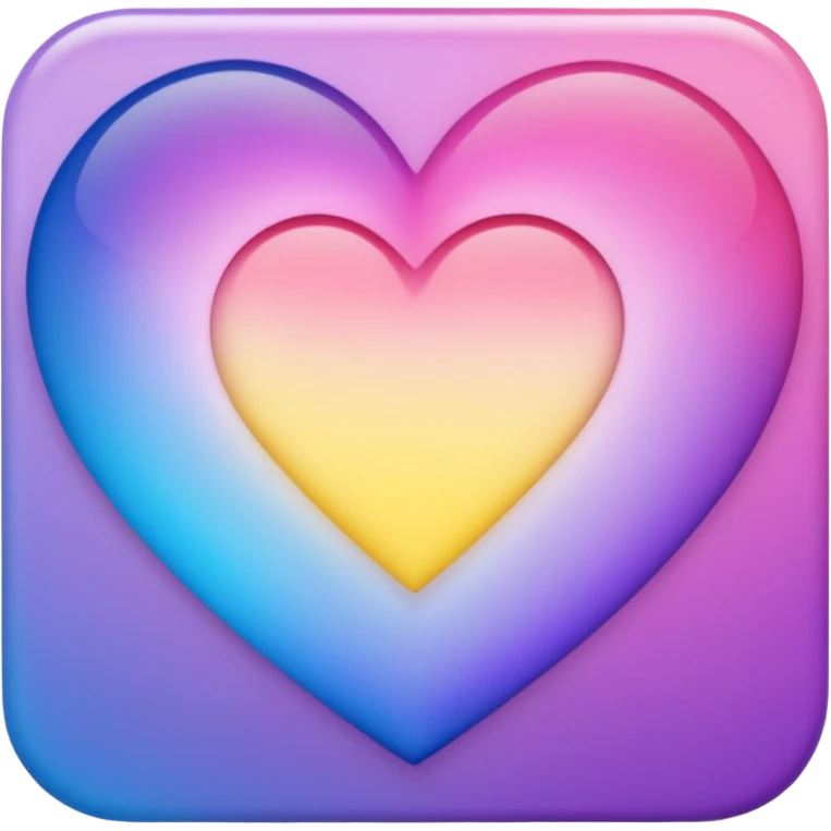 Ombré pink blue purple yellow heart 2016 vibes emoji