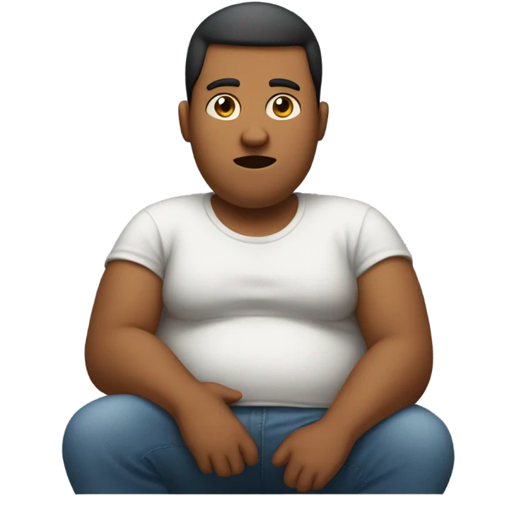 a person who is too full emoji