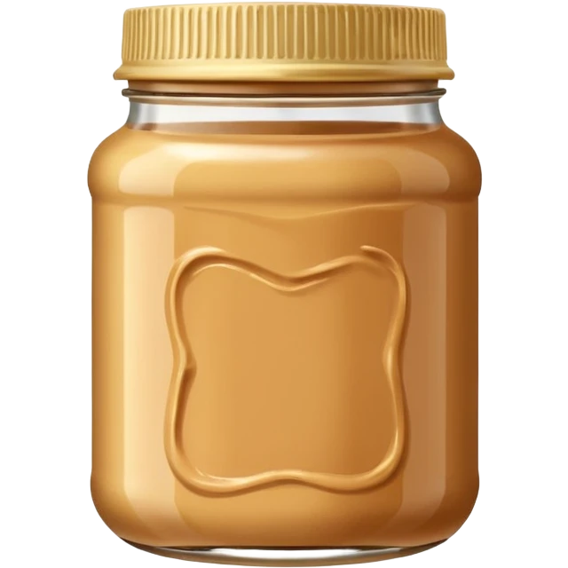 peanut butter jar without logo emoji