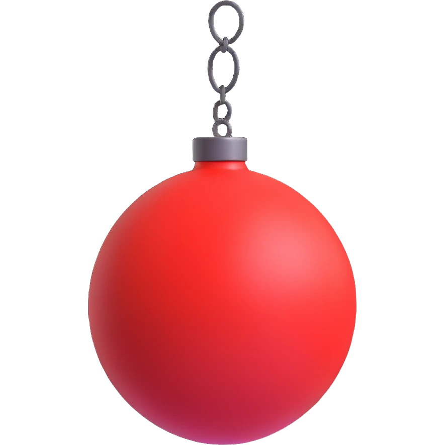 bright red bomb emoji