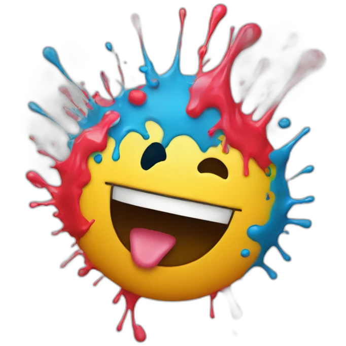 splatter paint emoji