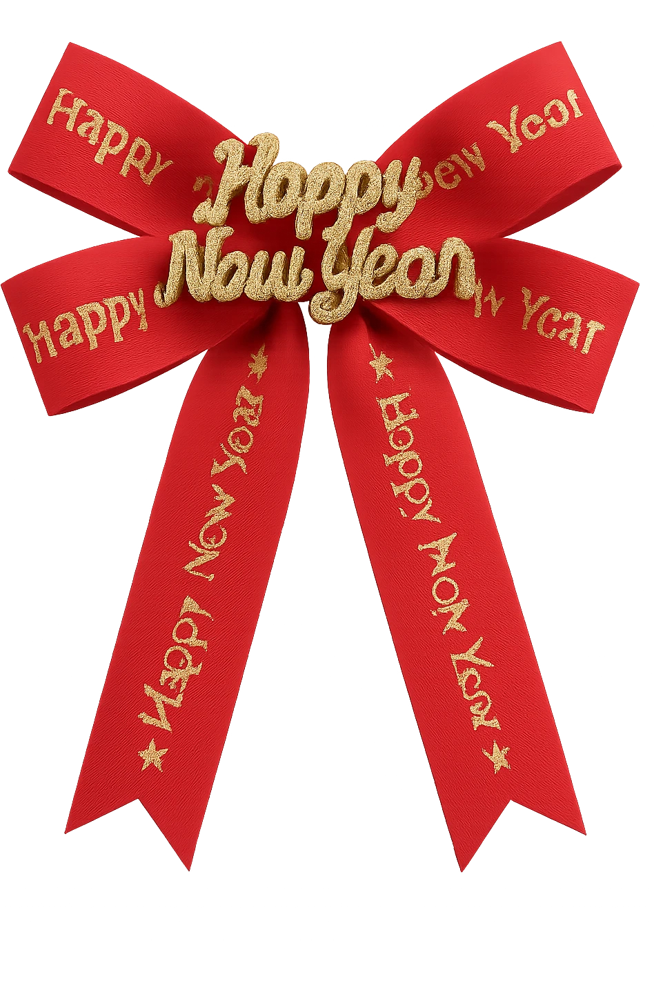 New year bow, remove background emoji