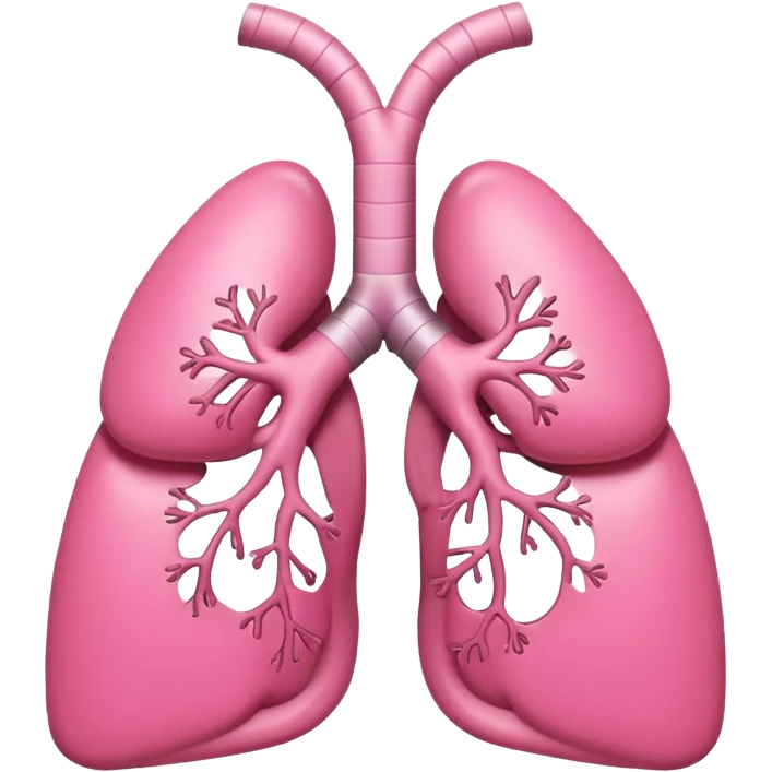 oversimplified cute plain lungs emoji
