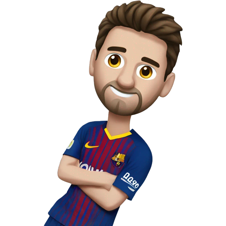 Léo Messi qui dort emoji