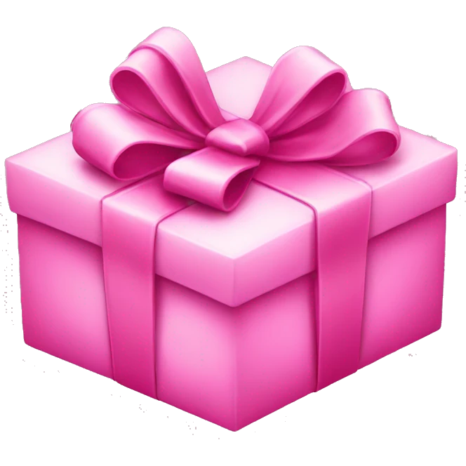 gift pink emoji
