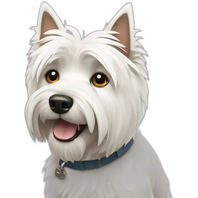 West highland terrier  emoji