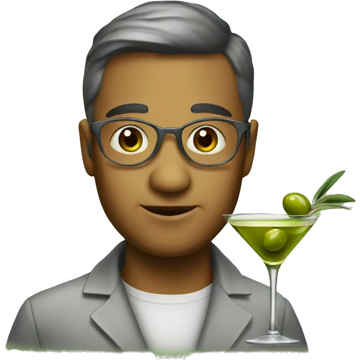 Olive martini emoji