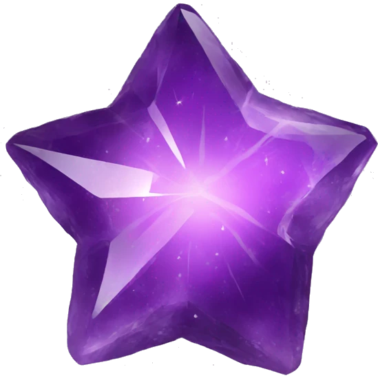 amethyst star stone emoji