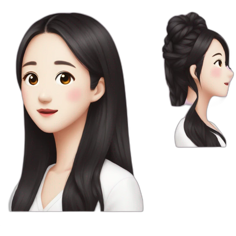 Kim jisoo from black pink emoji