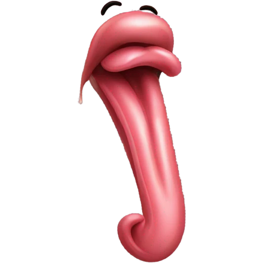 Sticking tongue out emoji