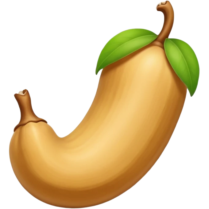 Make single Cashew dryfruit emoji