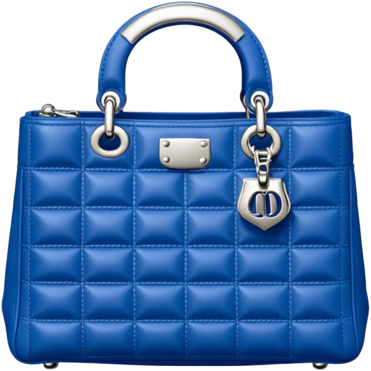 Blue Dior bag emoji