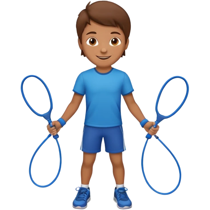 Boy with Skipping rope emoji