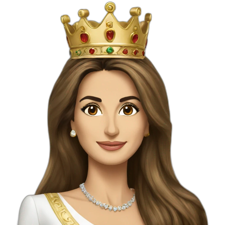 Queen rania emoji
