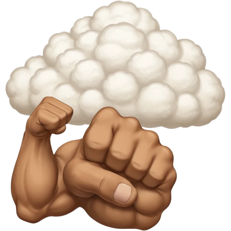 🖐✊️🫳🤛💪🦵🦶☁️ emoji