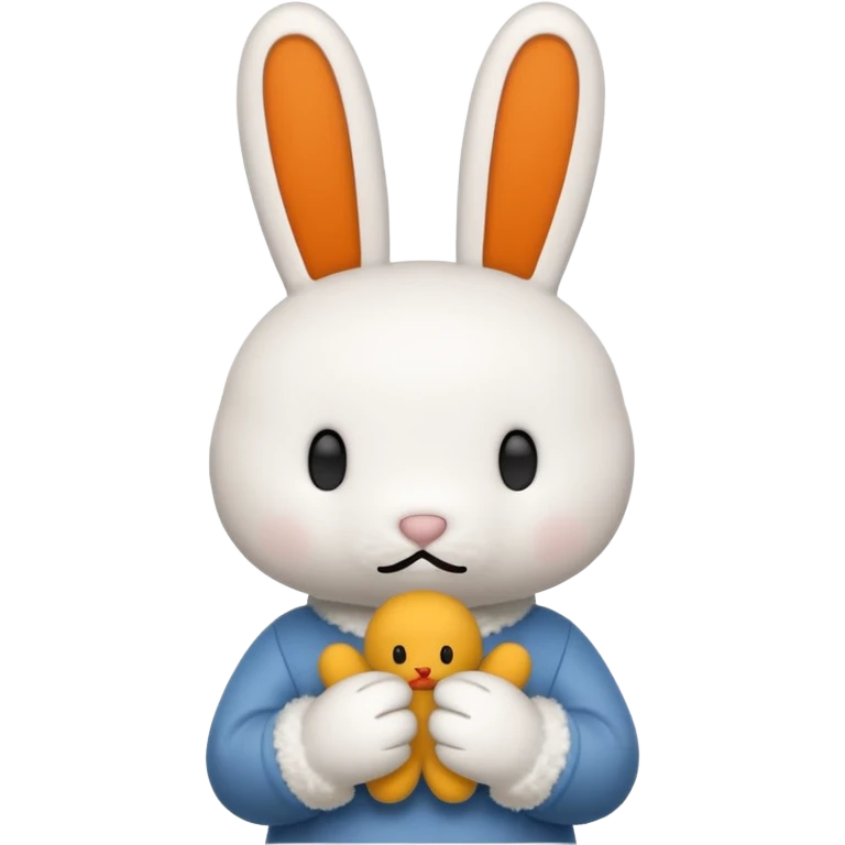 miffy with X for a mouth emoji