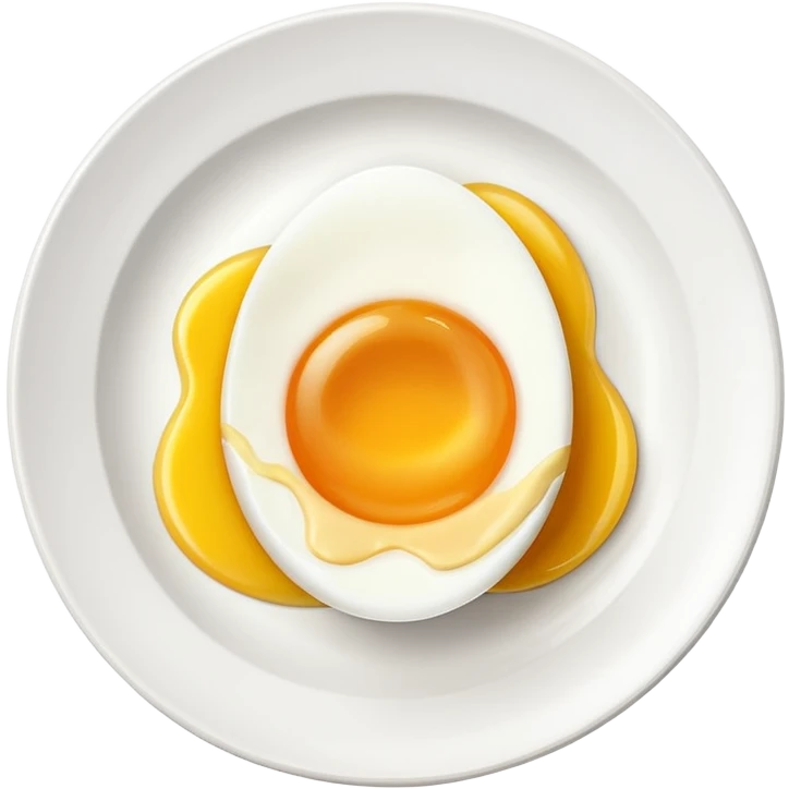 Boil egg in a plate emoji
