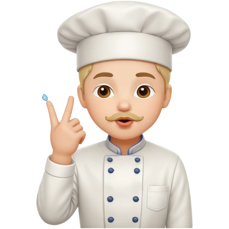 chef blowing a kiss emoji
