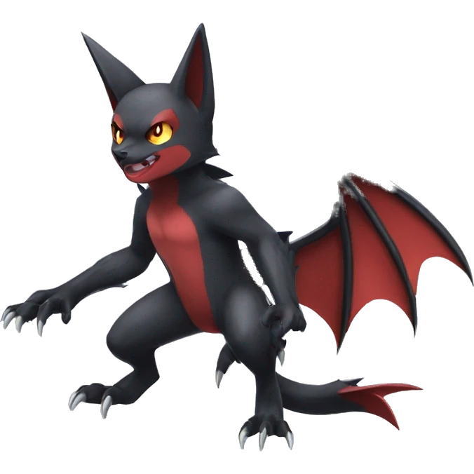 Bat-Litten-Zoroark full body emoji