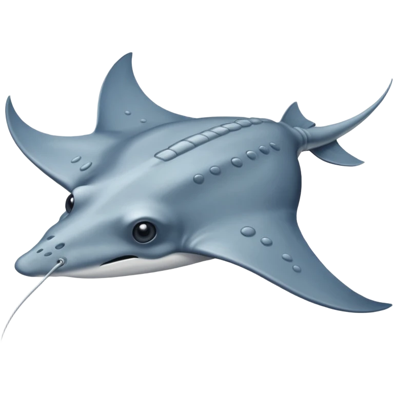 small stingray simple with stinger emoji