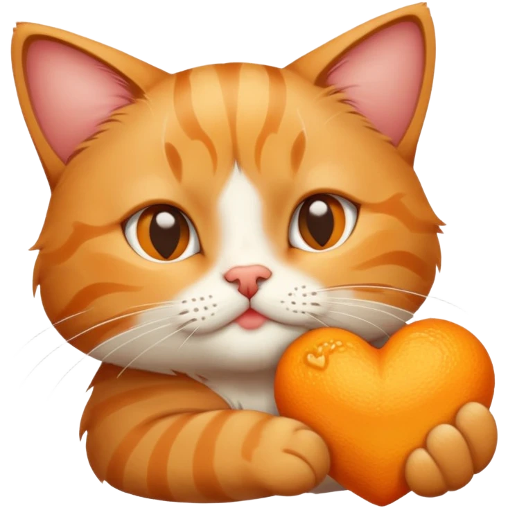 Cat sending love and kisses emoji