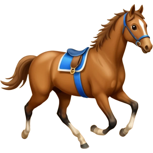 dirt Race track horse trace emoji